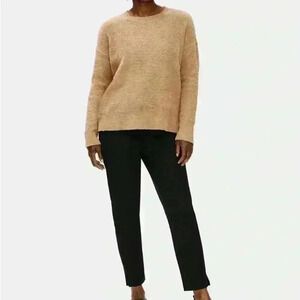 Eileen fisher petite Organic Cotton Twill Slim Ankle Pant Sz 10 Petite